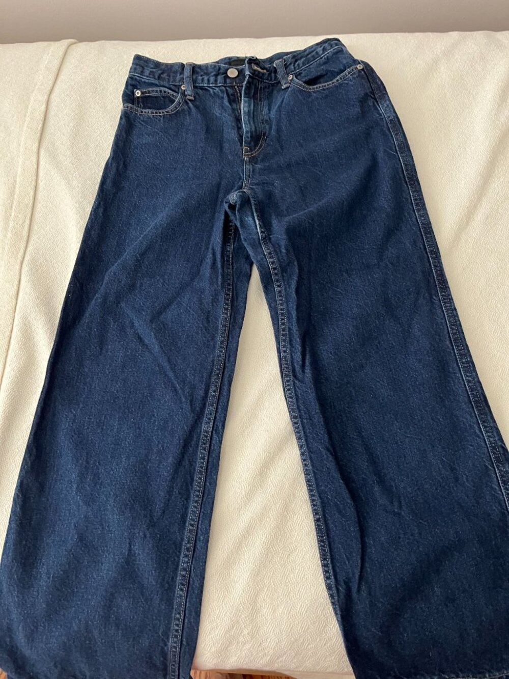 Uniqlo Wide Straight Jeans - Size 24"